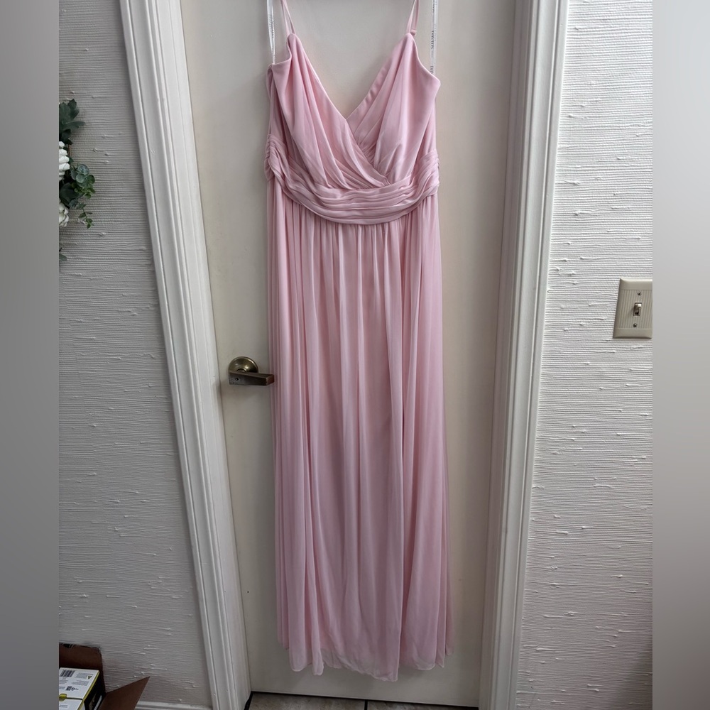 Elegant Pink Evening Gown